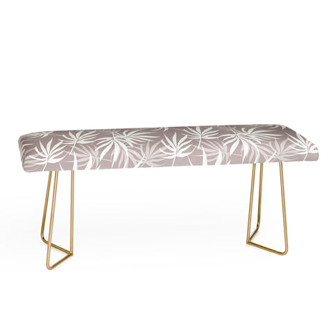 Mirimo Tropical Leaves on Beige Bench