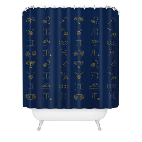 Mirimo Zodiac Night Shower Curtain