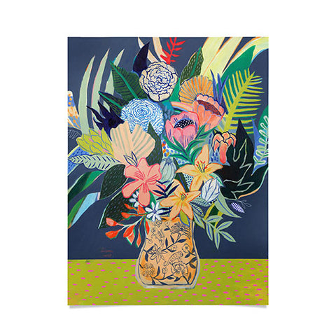Misha Blaise Design Flowers for Adriana Poster