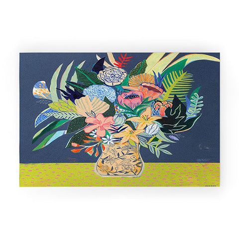 Misha Blaise Design Flowers for Adriana Welcome Mat