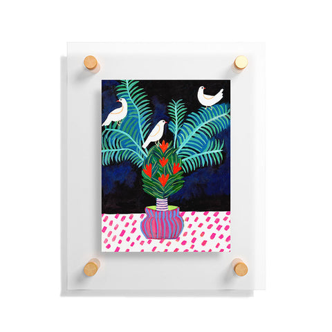 Misha Blaise Design Three Little Birds 2 Floating Acrylic Print