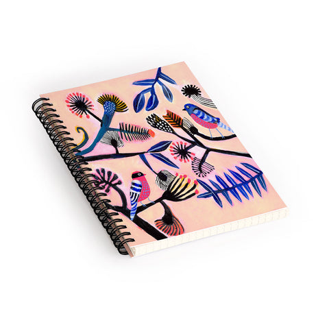 Misha Blaise Design Two birds Spiral Notebook