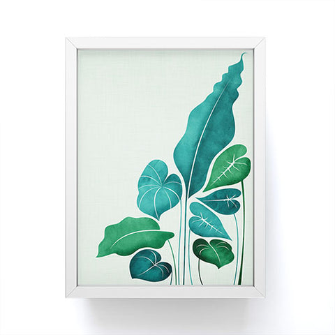 Modern Tropical Cacophony Framed Mini Art Print