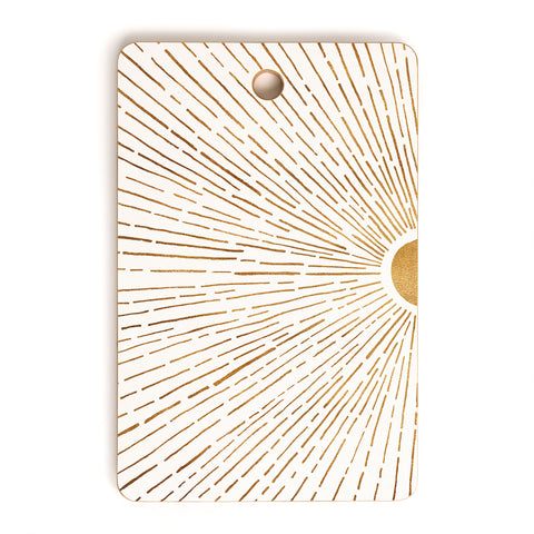 Modern Tropical Let The Sunshine In Cutting Board Rectangle