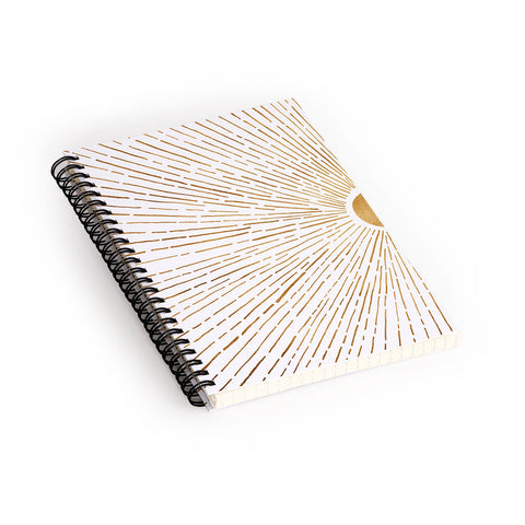 Modern Tropical Let The Sunshine In Spiral Notebook