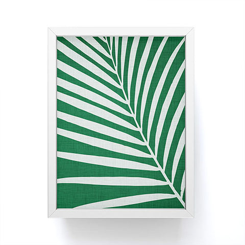 Modern Tropical Minimalist Palm Leaf Framed Mini Art Print