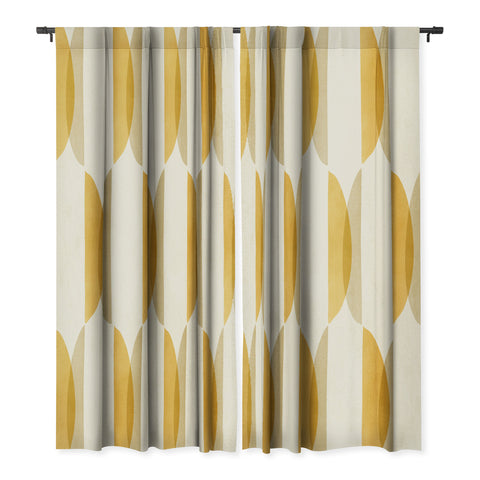 Modern Tropical Shape Study in Gold Geometric Blackout Non Repeat