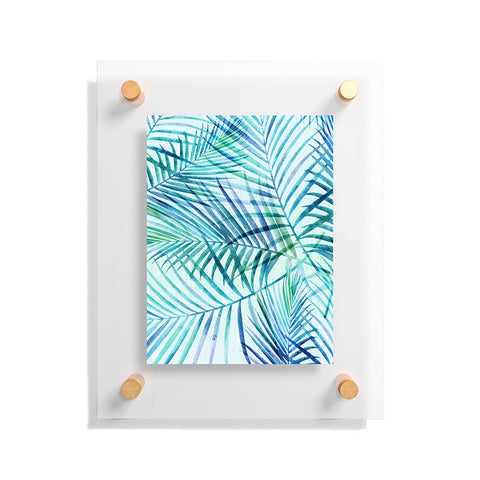 Modern Tropical Tropical Palm Pattern Floating Acrylic Print