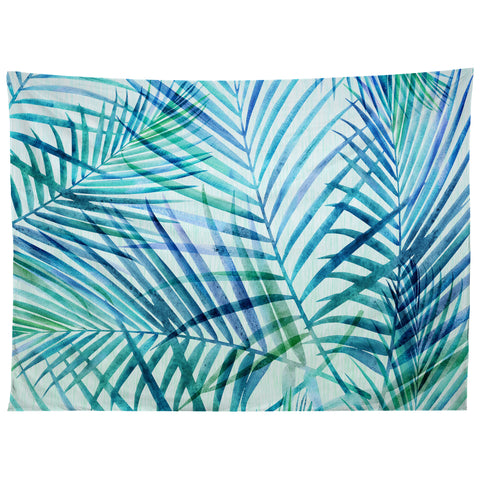 Modern Tropical Tropical Palm Pattern Tapestry