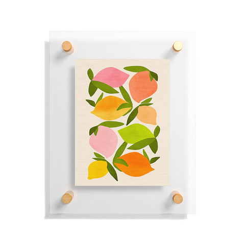 Modern Tropical Wild Mango Floating Acrylic Print