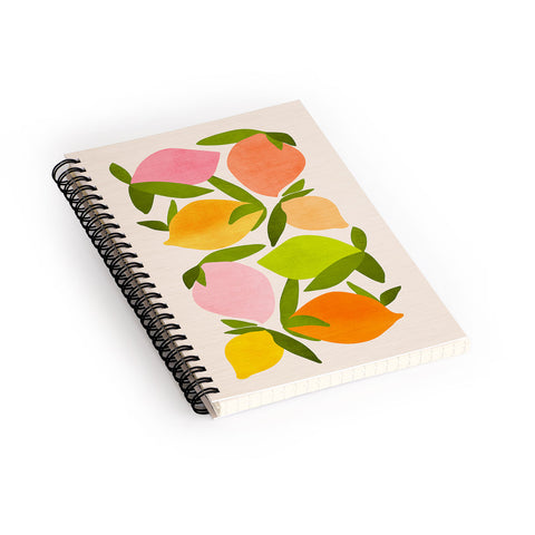Modern Tropical Wild Mango Spiral Notebook