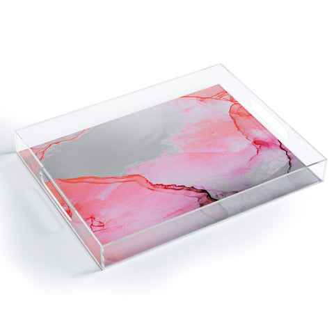 Monika Strigel 1P BETTER TOGETHER PINK INK Acrylic Tray