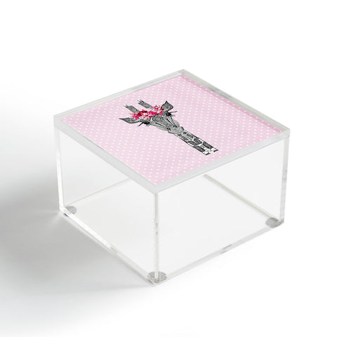 Monika Strigel 1P FLOWER GIRL GIRAFFE PINK Acrylic Box