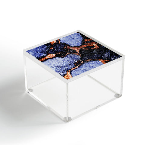 Monika Strigel 1P GEMSTONE GOLD ROYAL BLUE Acrylic Box