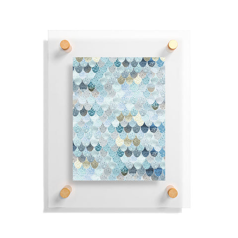Monika Strigel 1P SUMMER MERMAID BABY BLUE Floating Acrylic Print