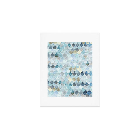 Monika Strigel 1P SUMMER MERMAID BABY BLUE Art Print