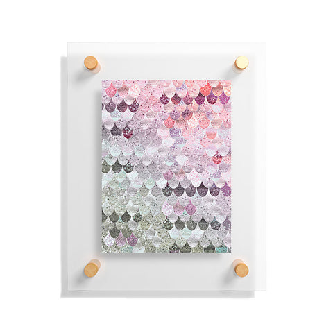 Monika Strigel 1P SUMMER MERMAID SAGE ROSE Floating Acrylic Print