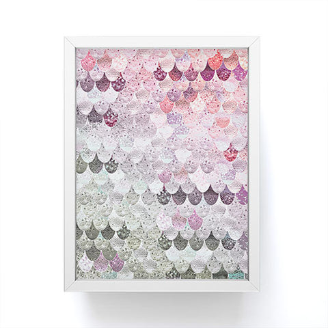 Monika Strigel 1P SUMMER MERMAID SAGE ROSE Framed Mini Art Print
