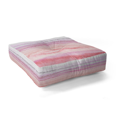 Monika Strigel 1P WITHIN THE TIDES CANDY PINK Floor Pillow Square