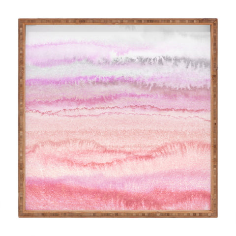 Monika Strigel 1P WITHIN THE TIDES CANDY PINK Square Tray