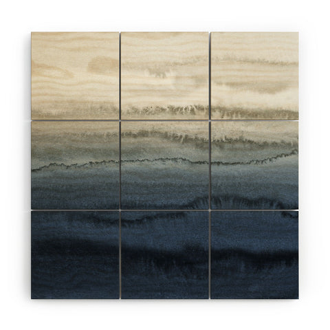 Monika Strigel 1P WITHIN THE TIDES SCANDIBLUE Wood Wall Mural