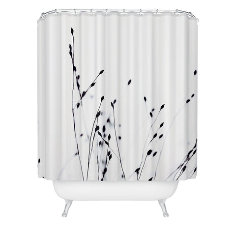 Monika Strigel BLACK GRASS Shower Curtain