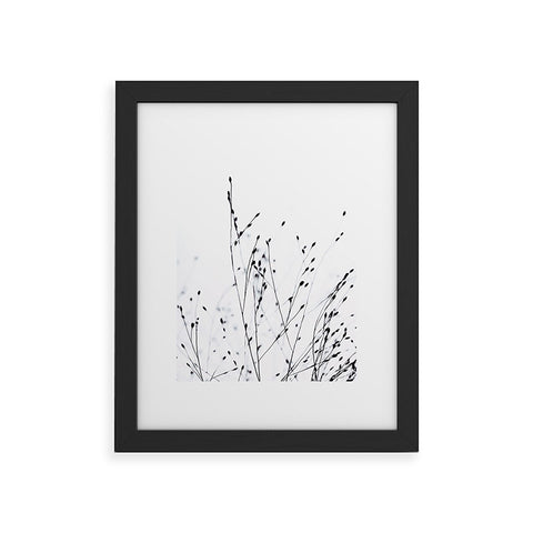 Monika Strigel BLACK GRASS Framed Art Print