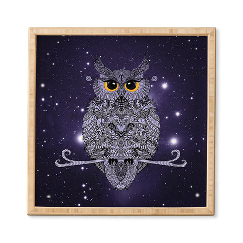 Monika Strigel Blue Night Owl Framed Wall Art