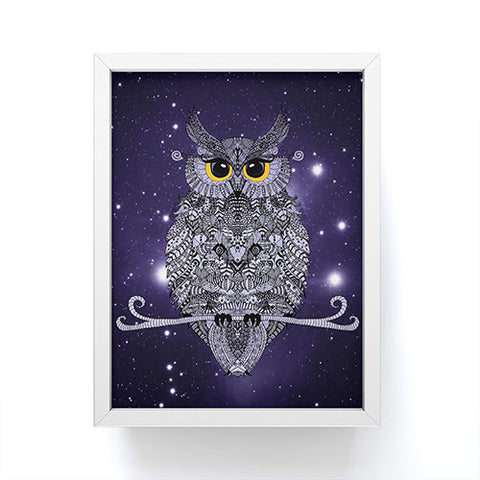 Monika Strigel Blue Night Owl Framed Mini Art Print