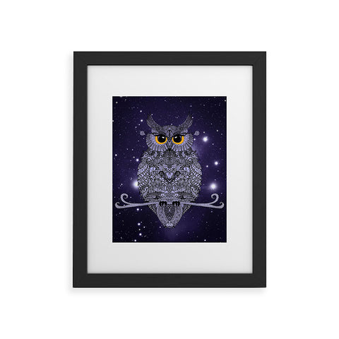 Monika Strigel Blue Night Owl Framed Art Print