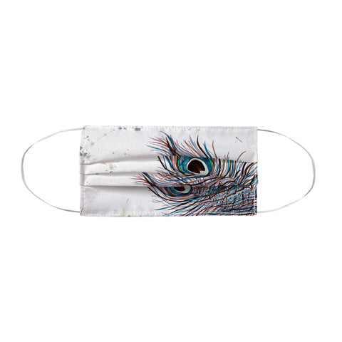 Monika Strigel Boho Peacock Feathers Face Mask