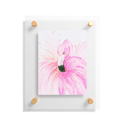 Monika Strigel Flamingo Ballerina Floating Acrylic Print