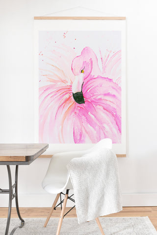 Monika Strigel Flamingo Ballerina Art Print And Hanger