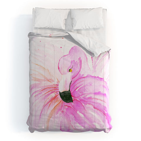 Monika Strigel Flamingo Ballerina Comforter