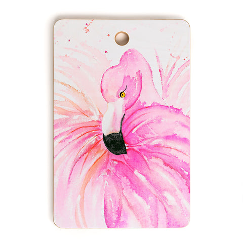 Monika Strigel Flamingo Ballerina Cutting Board Rectangle