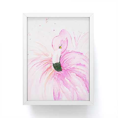 Monika Strigel Flamingo Ballerina Framed Mini Art Print