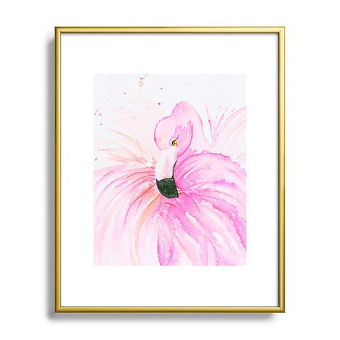 Monika Strigel Flamingo Ballerina Metal Framed Art Print
