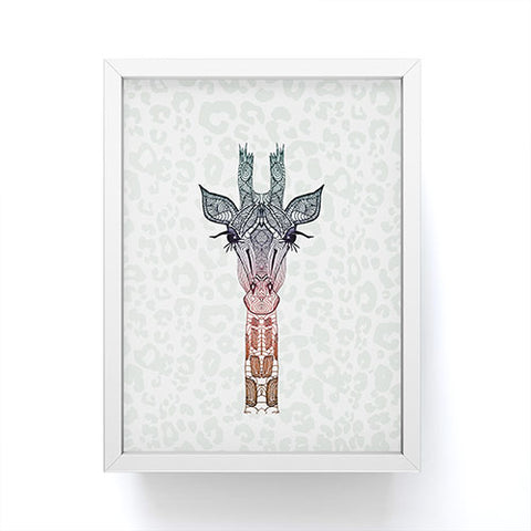 Monika Strigel Giraffe Meets Leopard Framed Mini Art Print