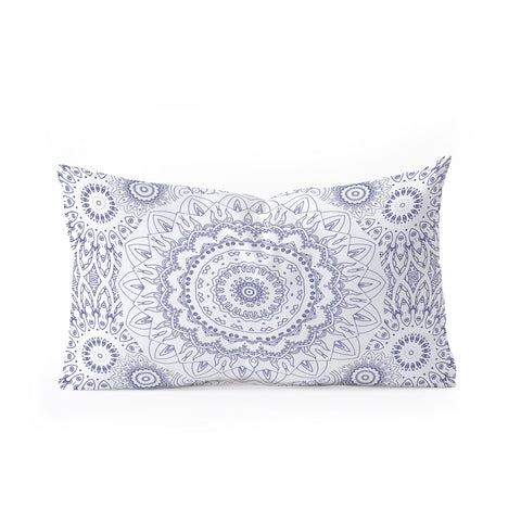 Monika Strigel MOONCHILD BLUE Oblong Throw Pillow