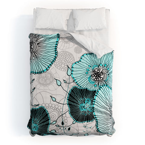 Monika Strigel Mystic Garden Mint Comforter