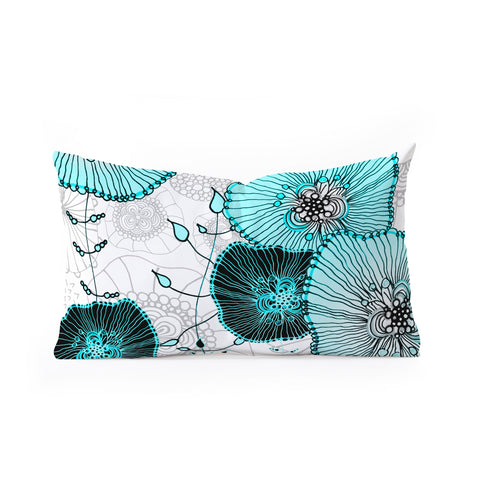 Monika Strigel Mystic Garden Mint Oblong Throw Pillow