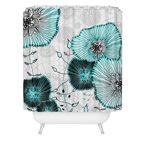 Monika Strigel Mystic Garden Mint Shower Curtain