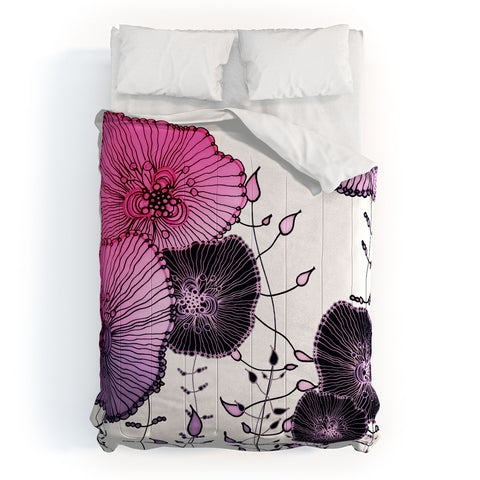 Monika Strigel Mystic Garden Pink Comforter