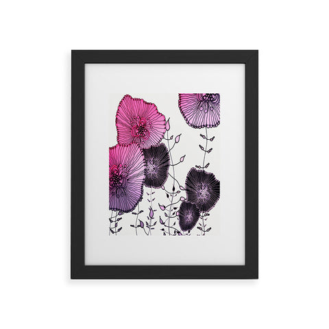 Monika Strigel Mystic Garden Pink Framed Art Print