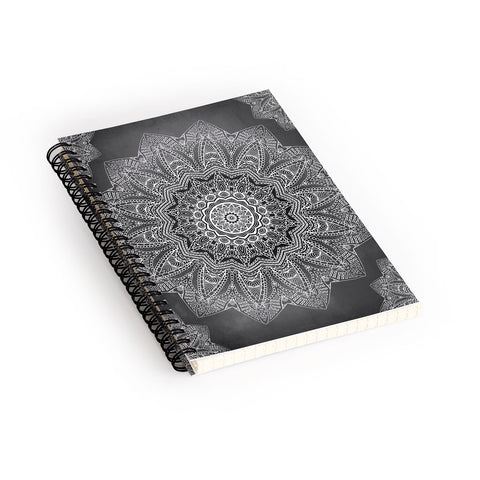 Monika Strigel SERENDIPITY BLACK Spiral Notebook