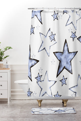 Monika Strigel Sky Full Of Stars Shower Curtain And Mat