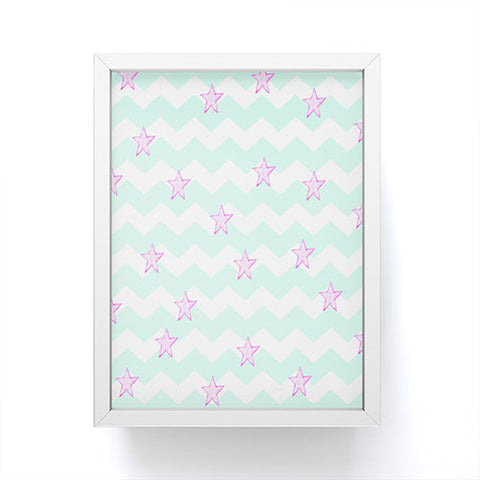 Monika Strigel Sweet Stars And Mint Candy Framed Mini Art Print