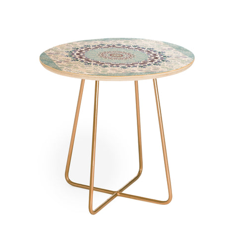 Monika Strigel TRIP TO HAPPINESS BLUE Round Side Table
