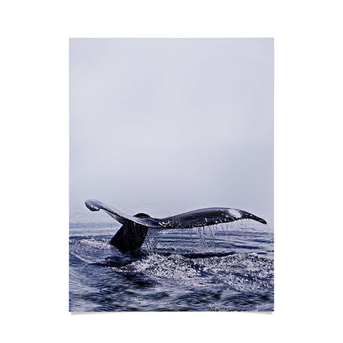 Monika Strigel WHALE SONG THE DEEP DIVE BLUE Poster