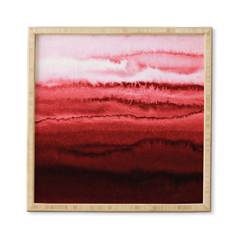 Monika Strigel WITHIN THE TIDES CRANBERRY PIE Framed Wall Art